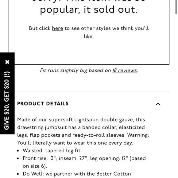 Brand New Madewell Lightspun Tapered-leg jumpsuit - Picture 4 of 6